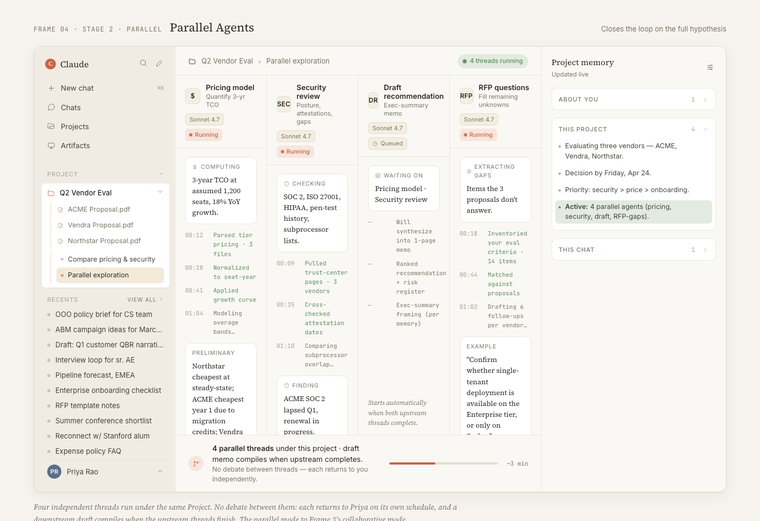 Frame 4: Parallel Agents